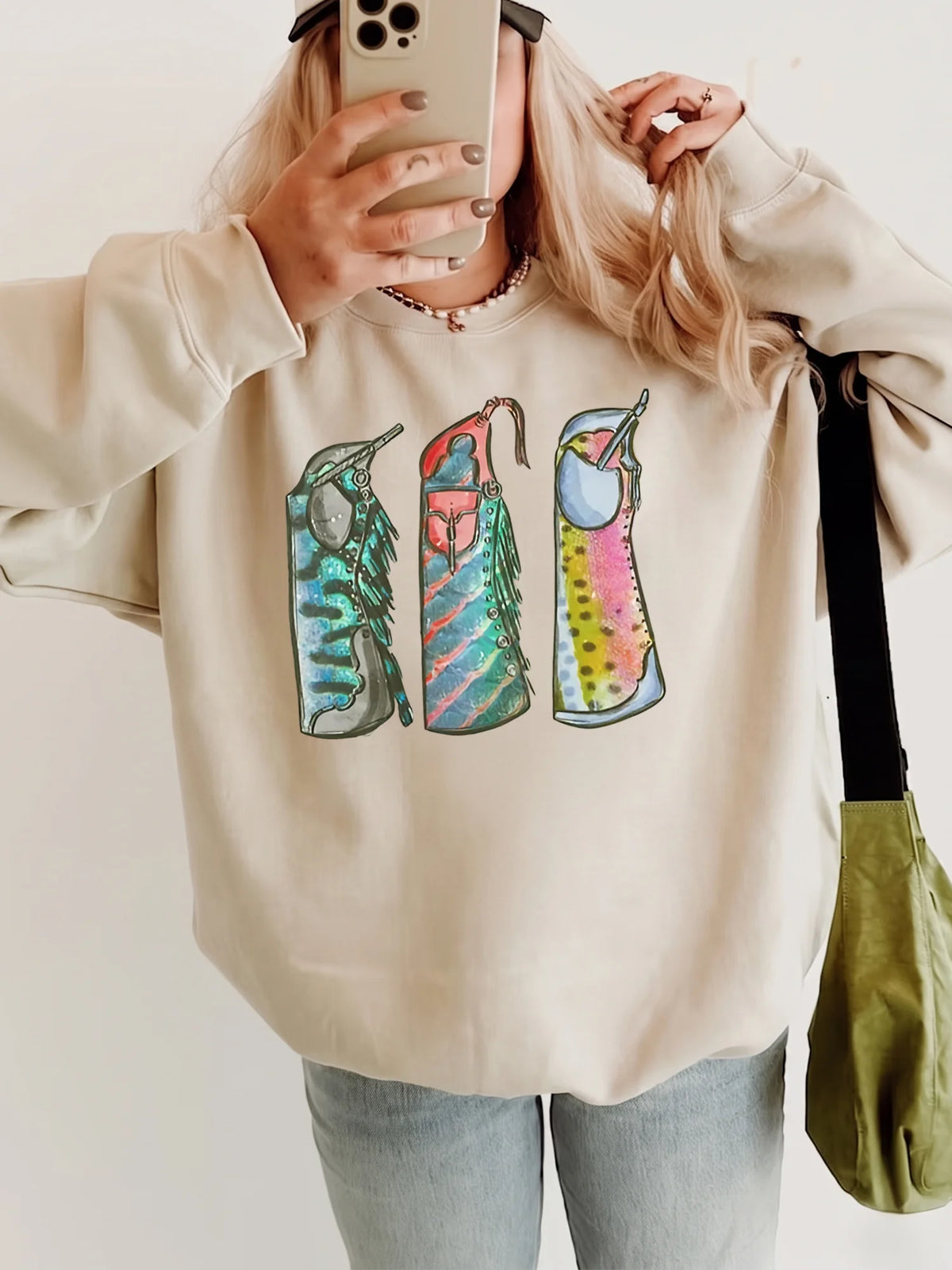 Women's Mint Green Tank Top Colorful Boho Tumblers Graphic Personalized Summer Shirt