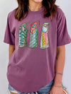 Women's Mint Green Tank Top Colorful Boho Tumblers Graphic Personalized Summer Shirt