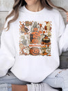 Vintage Halloween Graphic Tee Retro Spooky Season Shirt For Women Fall Festival Apparel
