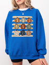 Pumpkin Football Fall Graphic T-Shirt Women's Autumn Game Day Tee