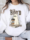Halloween Coffee Shirt Freshly Boo'd With Scream & Sugar Spooky Season Graphic Tee Fall Barista Gift