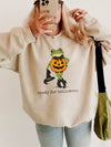 Ready For Halloween Pumpkin Frog Graphic Tee Spooky Cute Fall Party Shirt