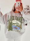 Lake Tahoe Mountain Graphic T-Shirt Life Is Better At The Lake Vintage Vacation Tee
