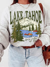 Lake Tahoe Mountain Graphic T-Shirt Life Is Better At The Lake Vintage Vacation Tee