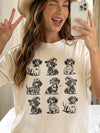 Dachshund Halloween Costume Graphic T-Shirt Funny Weenie Dog Mom Spooky Fall Tee