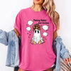 Plotting Nothin' Just Anxious T-Shirt Funny Ghost Hair Rollers Tee Mental Health Humor Introvert Spooky Season Shirt