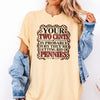 Your Two Cents Getting Rid Of Pennies Sarcastic Graphic Tee Funny Western Quote T-Shirt