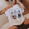 Don't Blow On The Soup Vintage Witch T-Shirt Funny Halloween Graphic Tee Spooky Season Shirt