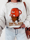 You're Such A Buzzkill Funny Coffee Graphic Tee Sarcastic Angry Mug T-Shirt Novelty Humor Gift