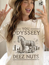 Funny Trojan Horse Meme T-Shirt You Odyssey Deez Nuts Greek Mythology Graphic Tee