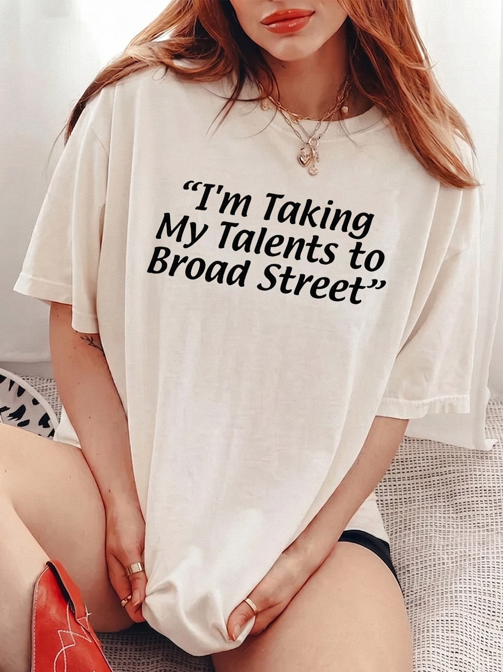 I'm Taking My Talents to Broad Street Philadelphia Sports Fan Graphic T-Shirt