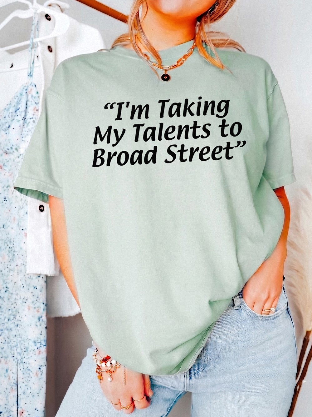 I'm Taking My Talents to Broad Street Philadelphia Sports Fan Graphic T-Shirt