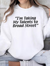 I'm Taking My Talents to Broad Street Philadelphia Sports Fan Graphic T-Shirt