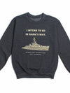 USS Johnston DD-557 Ernest E. Evans WWII Naval History Crewneck Sweatshirt