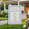 Personalized Mahjong Welcome Garden Flag Custom Family Name Front Yard Porch Decor Housewarming Gift