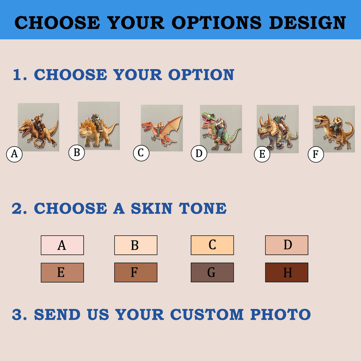 Personalized Kids Photo Dinosaur Fridge Magnet Custom Refrigerator Decor Gift