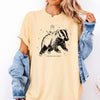The Badger State Wisconsin Pride T-Shirt Vintage Badger Graphic Souvenir Tee