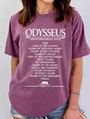 Odysseus Mediterranean Tour Graphic T-Shirt and Sweatshirt Ancient Greek Mythology Literature Teacher Gift
