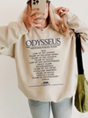 Odysseus Mediterranean Tour Graphic T-Shirt and Sweatshirt Ancient Greek Mythology Literature Teacher Gift