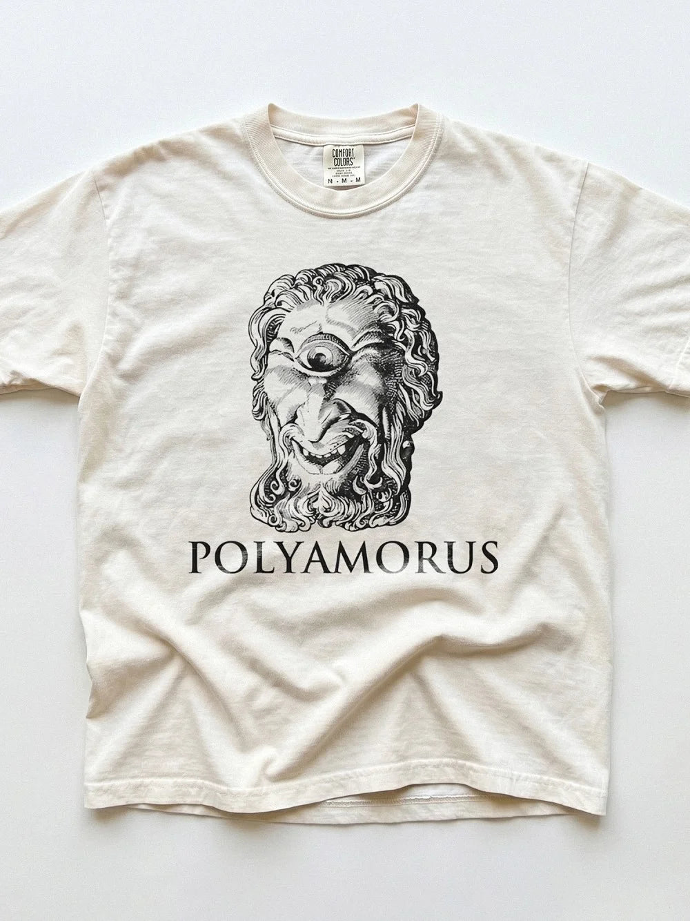 Polyamorus Cyclops Graphic Tee Vintage Greek Mythology T-Shirt