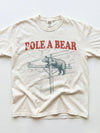 Pole A Bear Funny Animal Pun T-Shirt Retro Graphic Humor Tee