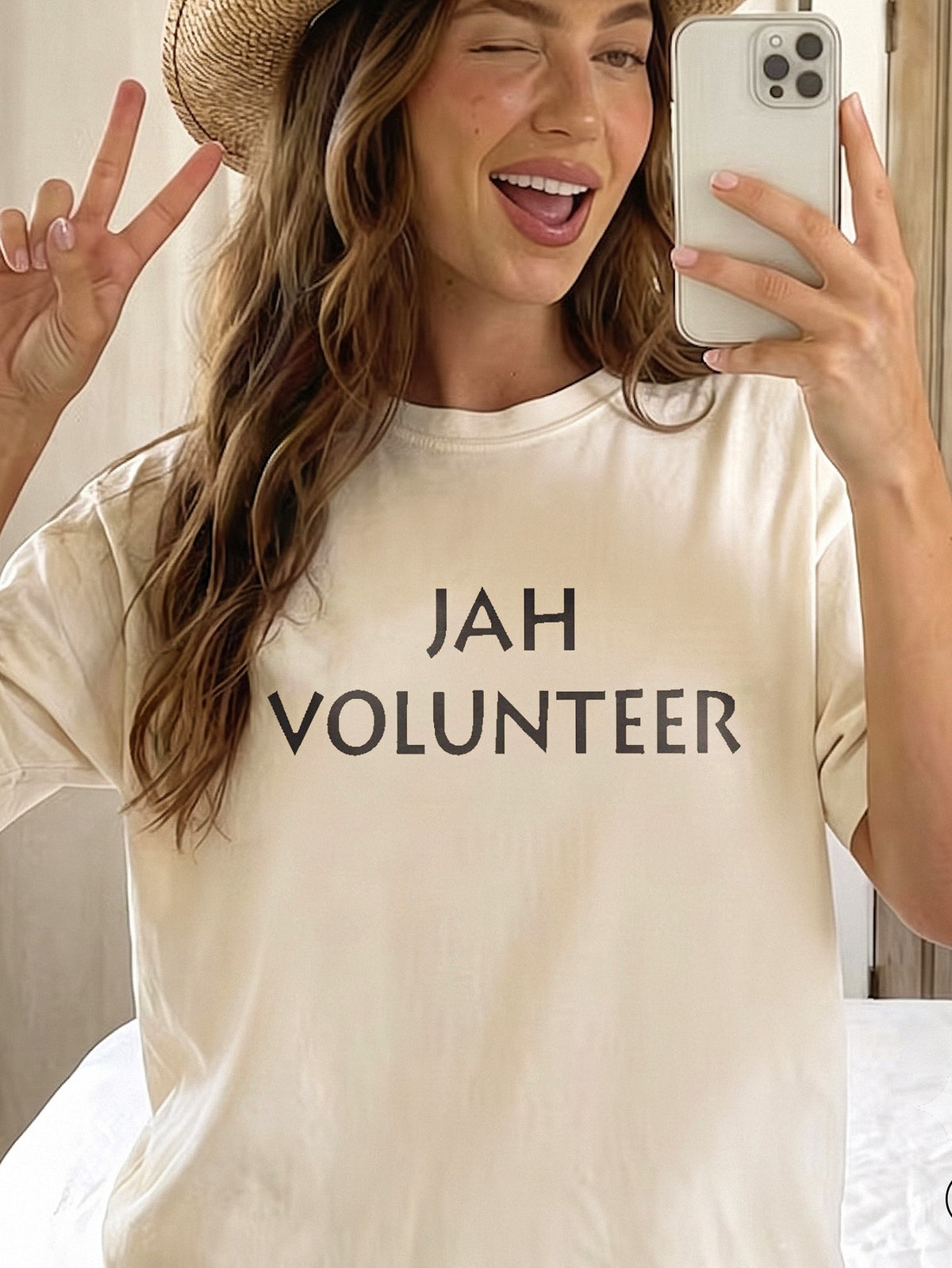 Jah Volunteer T-Shirt Charity Event Community Service Graphic Tee
