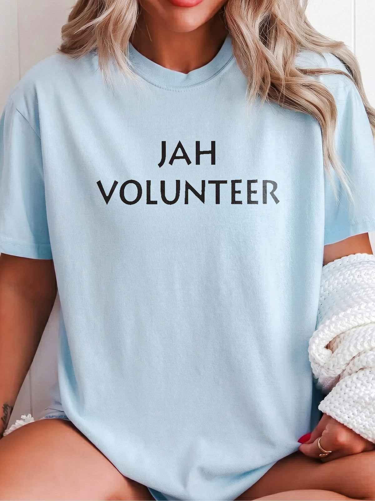Jah Volunteer T-Shirt Charity Event Community Service Graphic Tee