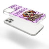 Custom Pet Portrait Sugar Skull Phone Case Personalized Day of the Dead Dog and Cat Calavera Gift