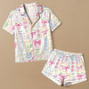 Mahjong One More Game Personalized Pajama Set for Women