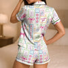 Mahjong One More Game Personalized Pajama Set for Women