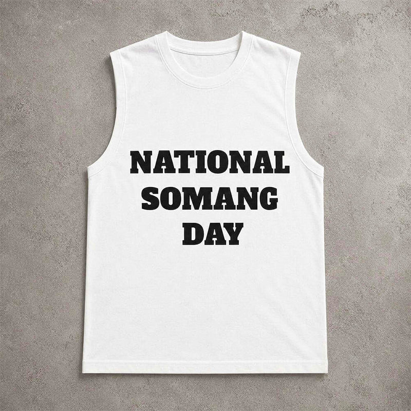 Custom Name National Day Sleeveless Tank Top Personalized Novelty Apparel