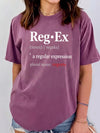 Funny Regex Dictionary Programmer Joke T-Shirt for Software Engineers