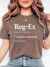 Funny Regex Dictionary Programmer Joke T-Shirt for Software Engineers