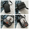 Happy Halloween Crossbody Bag Spooky Cute Pumpkin Mini Purse for Women