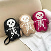 Cute Skeleton Crossbody Bag Spooky Halloween Purse Y2K Goth Mini Handbag