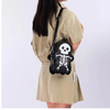 Cute Skeleton Crossbody Bag Spooky Halloween Purse Y2K Goth Mini Handbag