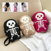 Cute Skeleton Crossbody Bag Spooky Halloween Purse Y2K Goth Mini Handbag