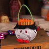 Trick-or-Treat Bags Kids Plush Halloween Candy Buckets Assortment