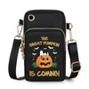 The Great Pumpkin Is Coming Cartoon Halloween Crossbody Bag Fall Festival Purse Gift for Women