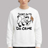 Short Spine Do Crime Raccoon Meme T-Shirt Funny Dark Humor Animal Graphic Tee