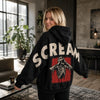 Scream Skeleton Horror Graphic Hoodie Unisex Grunge Streetwear
