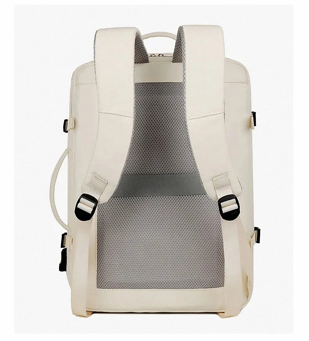 Large Capacity Backpack For Women Men Multiple Pockets And Zippers Versatile Minimalist Commuter Travel Backpack with USB Charging Port and Laptop Sleeve