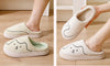 Cute Dog Face Plush House Slippers Kawaii Animal Indoor Footwear