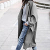 Oversized Street Style Wool Overcoat for Women