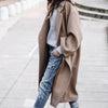 Oversized Street Style Wool Overcoat for Women