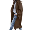 Oversized Street Style Wool Overcoat for Women