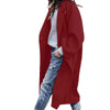 Oversized Street Style Wool Overcoat for Women