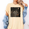 Spooky Possum Witch Halloween Oversized Graphic T-Shirt