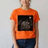 Spooky Possum Witch Halloween Oversized Graphic T-Shirt