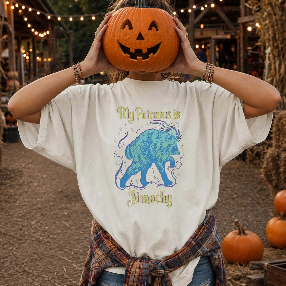 Personalized Magical Creature T-Shirt Custom Name Fantasy Bear Halloween Tee